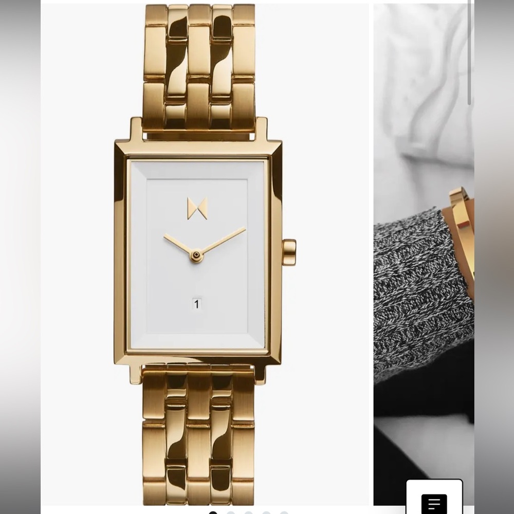 MVMT Signature Square Bracelet Watch, 24mm
